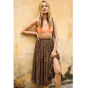 Free People Lydia Midi Skirt